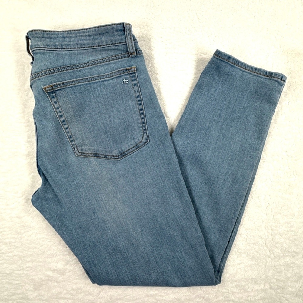 Rag & Bone Dylan Jeans Womens 29 Low Rise Slim Boyfriend Light Wash Stretch